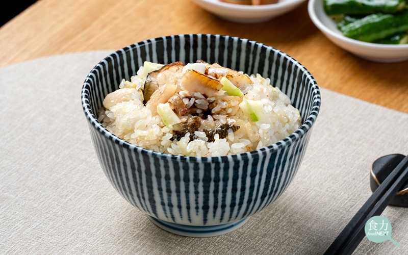 午仔魚一夜干絲瓜炊飯